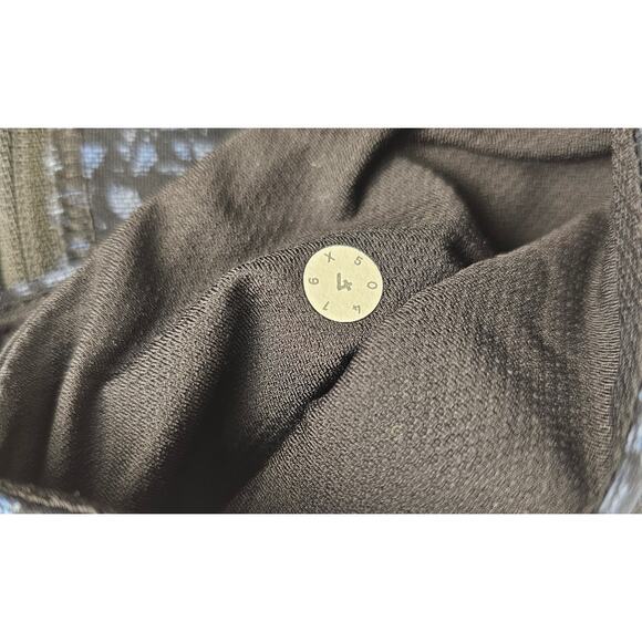 Lululemon Inspire Tight II Shatter Weave Desert Teal Alberta Lake / Black sz 4 - Picture 8 of 12